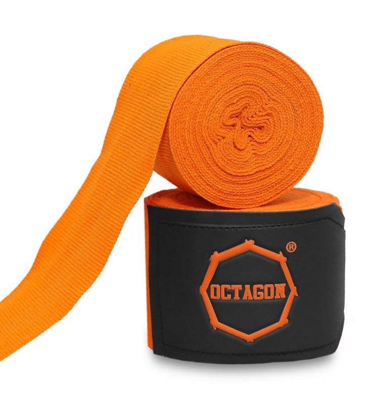  Owijki/Bandaże bokserskie Octagon Fightgear Supreme Basic orange 3m