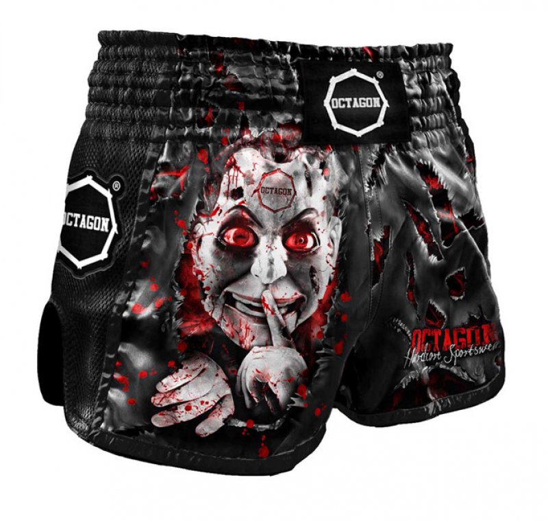 Spodenki Muay Thai Octagon Be Quiet Or Be Dead